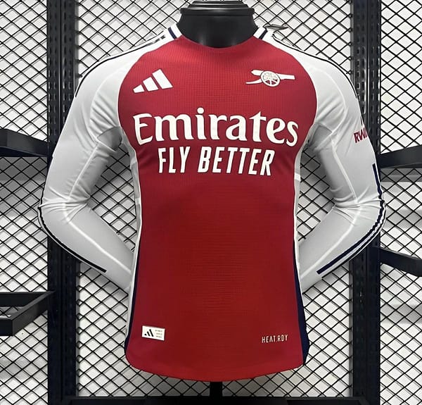 Player Version 24/25 Arsenal Home Long Sleeve Jersey