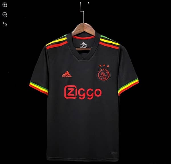 Retro 21/22 Ajax Third Black Jersey