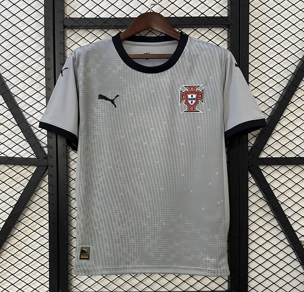 2025 Goalkeeper Portugal Grey Jersey