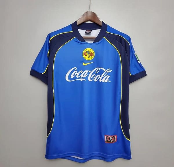 Retro 01/02 Club America Away Blue Jersey