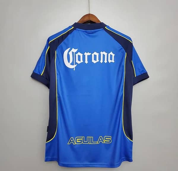 Retro 01/02 Club America Away Blue Jersey - Image 2