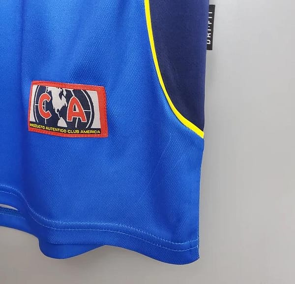 Retro 01/02 Club America Away Blue Jersey - Image 7
