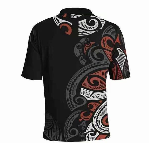 Māori All Blacks 2020 Mens Football Polo Shirt - Image 2