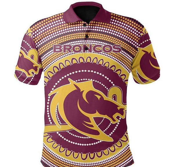 Brisbane Broncos 2020 Mens Football Polo Shirt