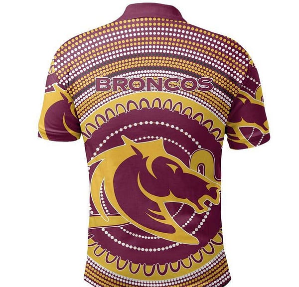 Brisbane Broncos 2020 Mens Football Polo Shirt - Image 2