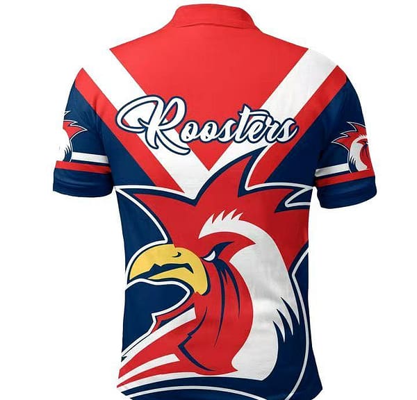 Sydney Roosters 2020 Mens Football Polo Shirt - Image 2