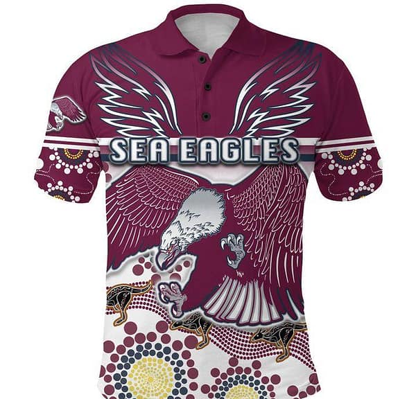 Manly Warringah Sea Eagles 2020 Mens Football Polo Shirt
