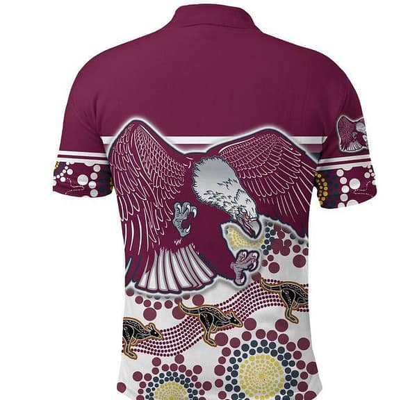 Manly Warringah Sea Eagles 2020 Mens Football Polo Shirt - Image 2