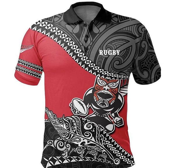 Māori All Blacks 2020 Mens Football Polo Shirt
