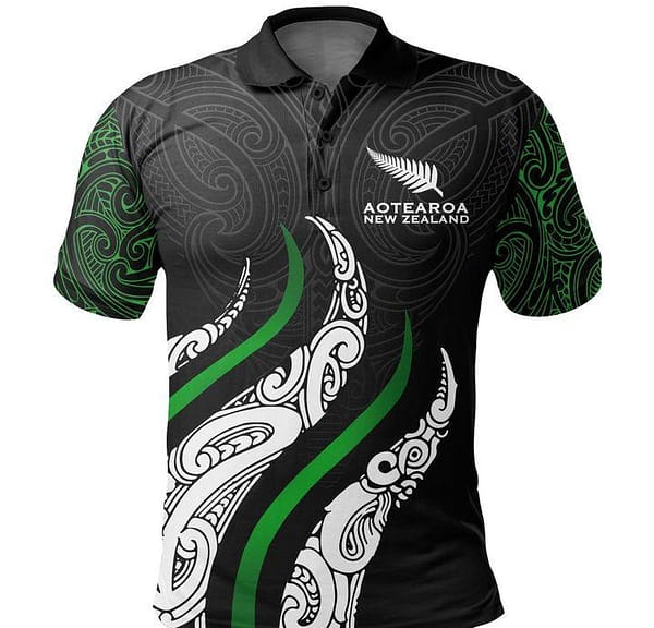 Aotearoa New Zealand 2020 Mens Football Polo Shirt