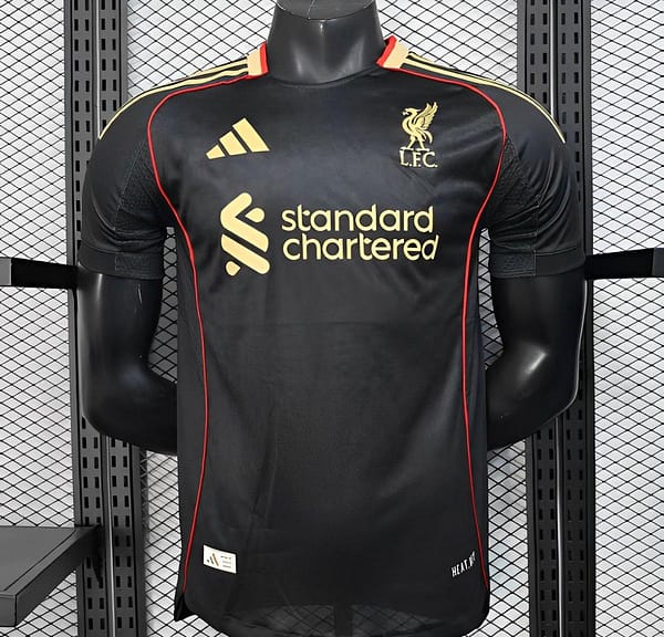 Player Version 25/26 Liverpool Third Black Jersey