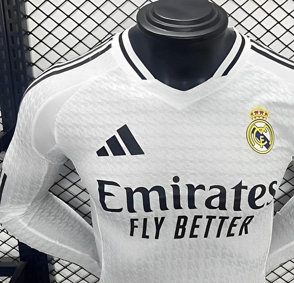 Player Version 24/25 Real Madrid Home Long Sleeve Jersey - Image 2