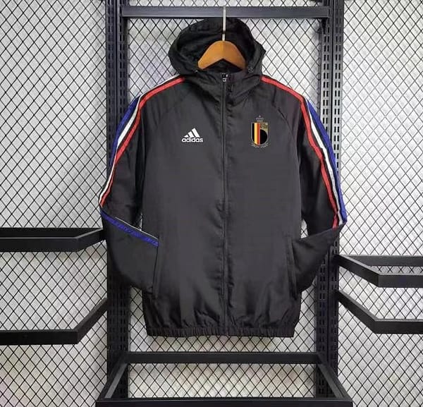 2024 Belgium Black Windbreaker
