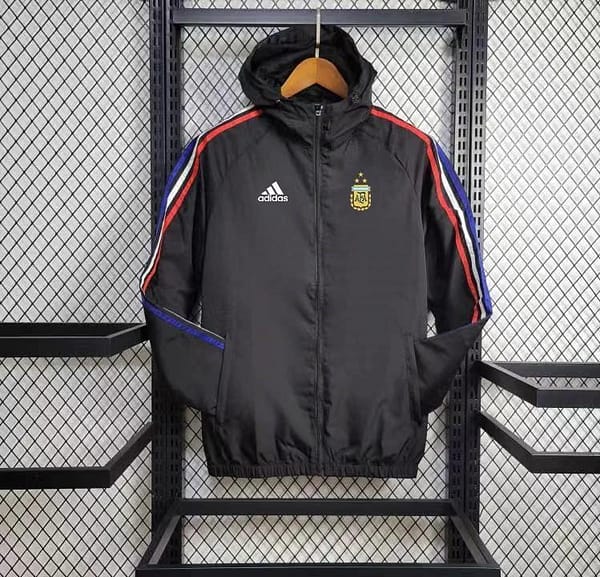2024 Argentina Black Windbreaker