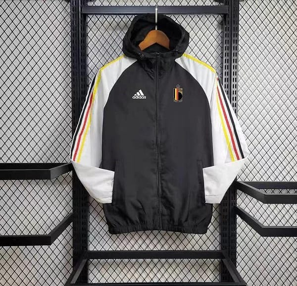 24/25 Belgium Black/White Windbreaker