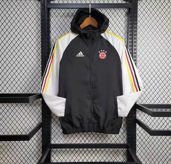 24/25 Bayern Munich Black/White Windbreaker