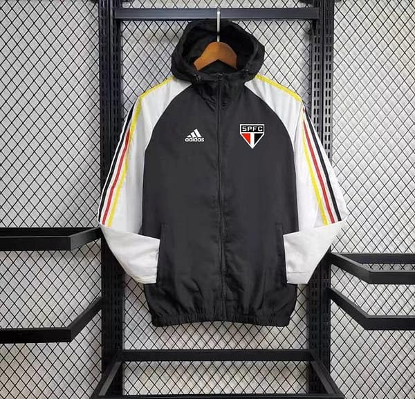 24/25 Sao Paulo Black/White Windbreaker