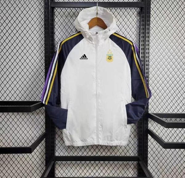 2024 Argentina White Windbreaker