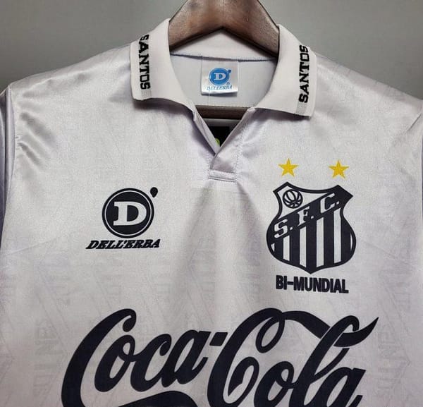 Retro 93/94 Santos Home Jersey - Image 3