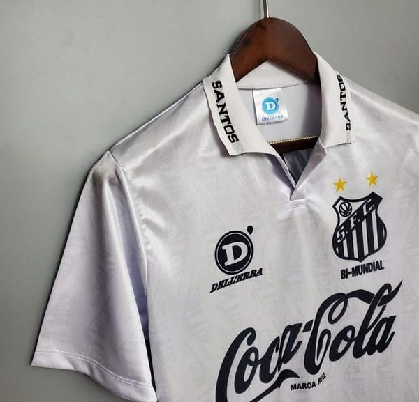 Retro 93/94 Santos Home Jersey - Image 4
