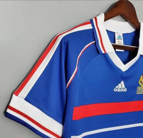 Retro 1998 France Home Jersey - Image 3