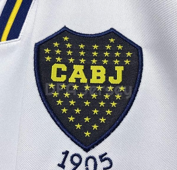 Retro 92/93 Boca Juniors Away White Jersey - Image 3