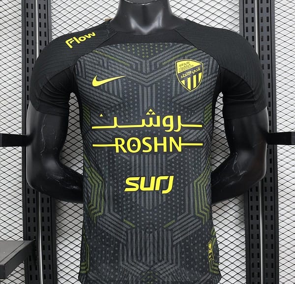 Player Version 24/25 Al-Ittihad Third Black Jersey