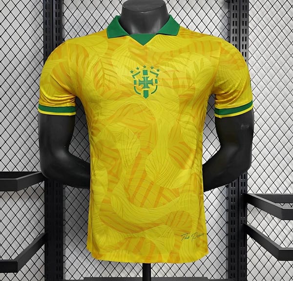 25/26 Player Version Brazil Commemorative Edition Yellow Jersey