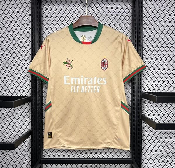 24/25 AC Milan x Gucci Golden 125th Anniversary Jersey - Image 9