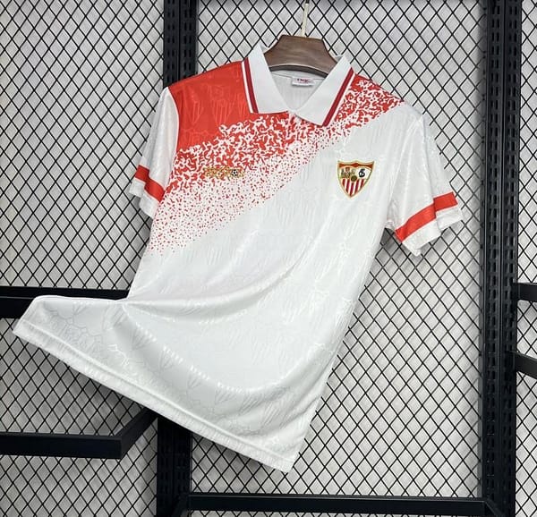 Retro 93/94 Sevilla FC Home Jersey - Image 2