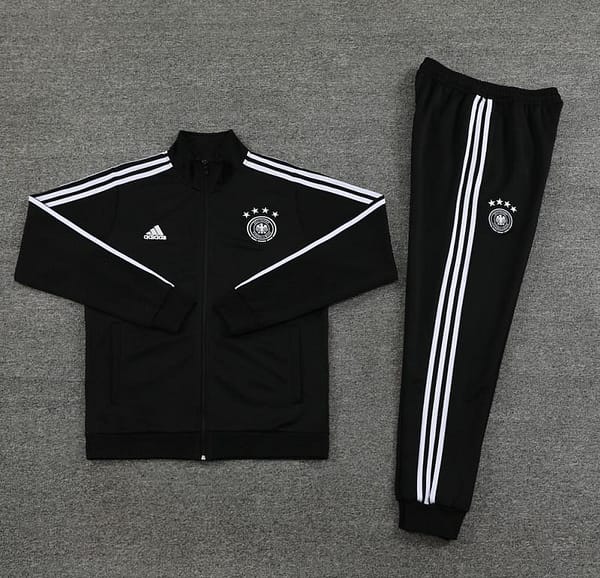 2024 Germany Black Full Zipper Jacket +Long Pants - Image 10