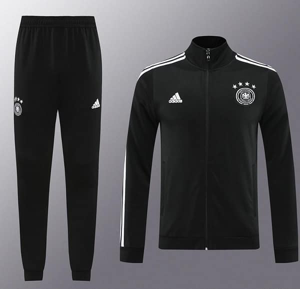 2024 Germany Black Full Zipper Jacket +Long Pants - Image 20