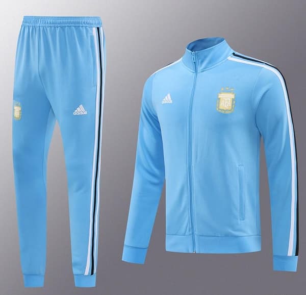 2024 Argentina Blue Full Zipper Jacket +Long Pants - Image 13