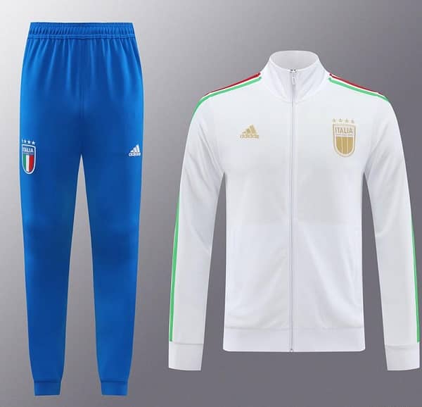 24/25 Italy White Full Zipper Jacket +Long Pants - Image 17