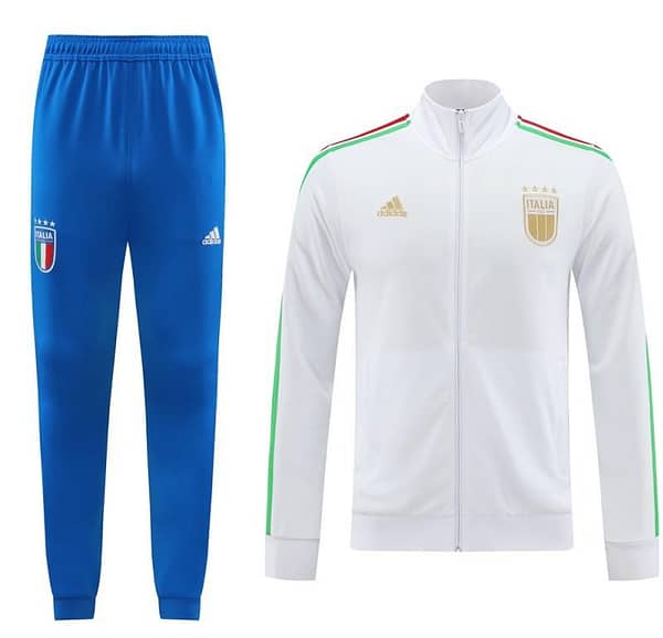 24/25 Italy White Full Zipper Jacket +Long Pants - Image 18