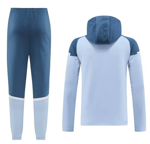 24/25 Manchester City Light Blue Hoodie Full Zipper Jacket +Long Pants - Image 15