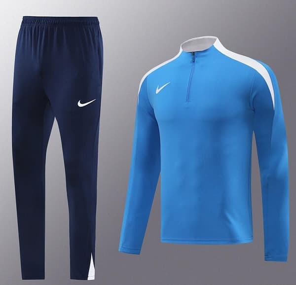 24/25 Nike Blue Half Zipper Jacket+Long Pants - Image 19