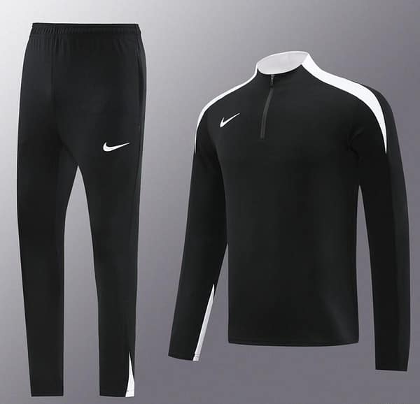 24/25 Nike Black Half Zipper Jacket+Long Pants - Image 19