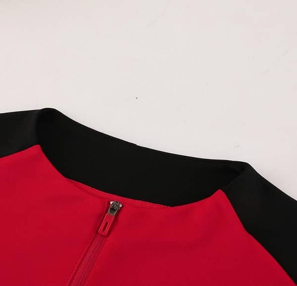 24/25 Nike Red Half Zipper Jacket+Long Pants - Image 3