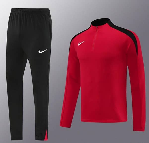24/25 Nike Red Half Zipper Jacket+Long Pants - Image 18