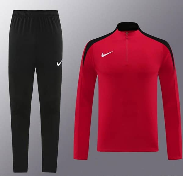 24/25 Nike Red Half Zipper Jacket+Long Pants - Image 19