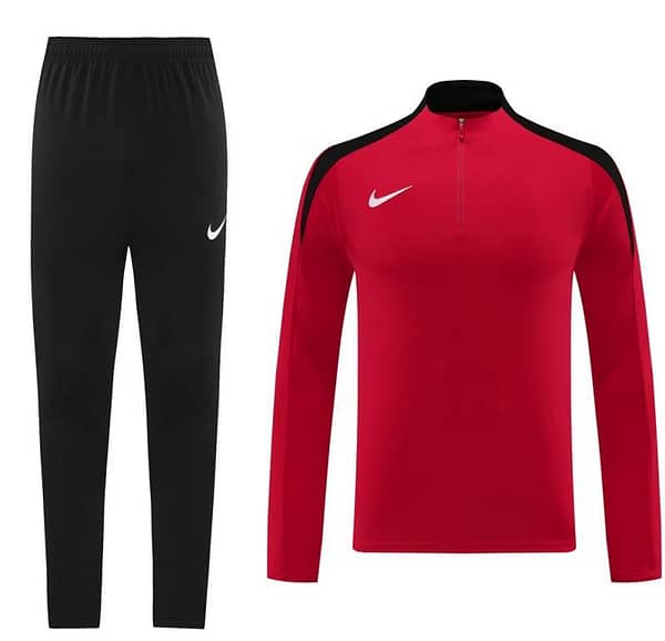 24/25 Nike Red Half Zipper Jacket+Long Pants - Image 20