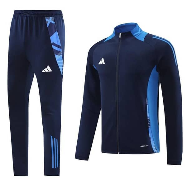 24/25 Adidas Navy/Blue Full Zipper Jacket +Long Pants