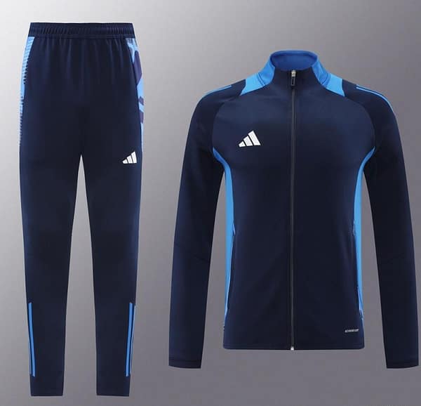 24/25 Adidas Navy/Blue Full Zipper Jacket +Long Pants - Image 15