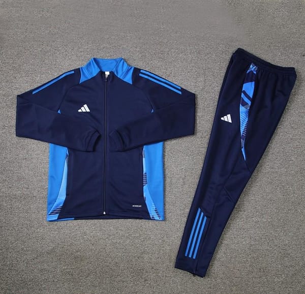 24/25 Adidas Navy/Blue Full Zipper Jacket +Long Pants - Image 17