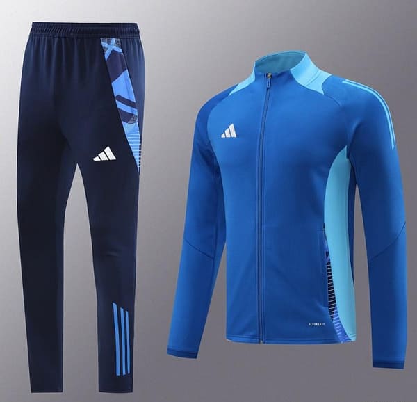 24/25 Adidas Blue Full Zipper Jacket +Long Pants - Image 18