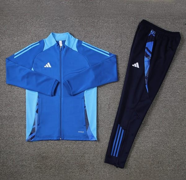 24/25 Adidas Blue Full Zipper Jacket +Long Pants - Image 21