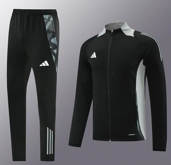 24/25 Adidas Black Full Zipper Jacket +Long Pants - Image 14