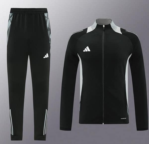 24/25 Adidas Black Full Zipper Jacket +Long Pants - Image 15