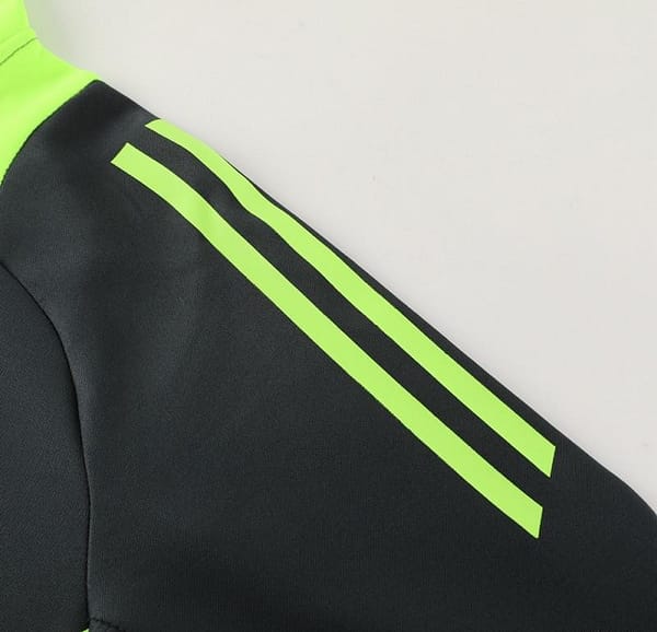 24/25 Adidas Grey/Green Full Zipper Jacket +Long Pants - Image 3